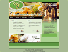 Tablet Screenshot of cvjfoodcatering.com